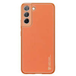 Dux Ducis Yolo élégant coque housse en cuir écologique Samsung Galaxy S22+ (S22 Plus) orange