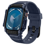 Coque Spigen Rugged Armor Apple Watch "PRO" 10 (46 MM) BLEU MARINE