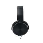 Rebeltec Montana casque intra-auriculaire stéréo filaire avec microphone noir