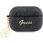 Coque Guess GUAP2G4GSMK Housse pour AirPods Pro 2 noir/noir 4G Charm Collection Case