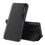 Eco Leather View Case étui élégant coque avec couvercle à rabat et fonction stand Xiaomi Poco M3 / Xiaomi Redmi 9T noir