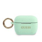 Coque GUESS Apple AirPods Pro Silicone Glitter GUACAPSILGLGN Étui vert