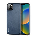 Dux Ducis Fino housse iPhone 14 Max nylon bleu