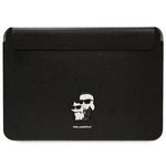 Karl Lagerfeld Manches KLCS14SAKCPMK 14" noir/noir Saffiano Karl&amp;Choupette