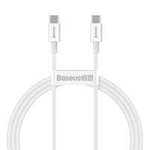 Baseus Superior USB Type C - Câble USB Type C Charge rapide / Power Delivery / FCP 100W 5A 20V 1m blanc (CATYS-B02)