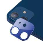 USAMS Verre trempé Apple iPhone 12 Camera Lens Glass Metal Blue Protection Glass