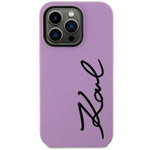 Karl Lagerfeld KLHCN61SKSVGU iPhone 11 / Xr 6.1" violet/mauve durcase Silicone Signature