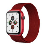 Bracelet Magnetic Strap 2 Apple Watch 1/2/3/4/5/6/SE 38/40 Rouge
