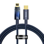 Baseus Série Explorer Câble de données de chargement rapide avec mise hors tension automatique Type-C à IP 20W 1m Bleu