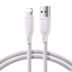 Joyroom Multi-Color Series SA34-AL3 Câble USB-A / Lightning 3A 1m - blanc