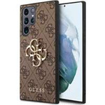 Coque Guess GUHCS23L4GMGBR S23 Ultra S918 marron/marron durcase 4G Big Metal Logo Case