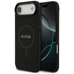 Etui Guess Saffiano Classic Logo MagSafe do iPhone Air czarny