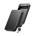 Ugreen pocket SSD / HDD boîtier 2.5'' SATA intégré câble USB-A noir (CM352)