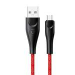 USAMS Câble tressé U41 MicroUSB/USB Fast Charge 1m rouge/rouge SJ393USB02 (US-SJ393)