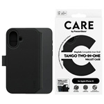 Etui CARE by PanzerGlass Feature Tango   2in1 Wallet iPhone 16 6.1" MagSafe czarny/black 1329