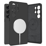 Etui TECH-PROTECT LIQUID SILICONE MAGSAFE GALAXY S25 ULTRA BLACK