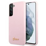 Coque GUESS Samsung Galaxy S22 Plus Silicone Script Métal Logo Lavande Durcase