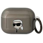 Coque Karl Lagerfeld AirPods Pro cover black/black Karl`s Head