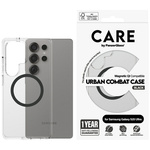 Etui CARE by PanzerGlass Flagship Urban   Combat Black QI do Samsung Galaxy S25 Ultra przezroczysty