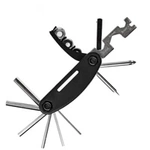 Rockbros GJ1601 Outil multifonction 16 en 1 pour réparation de vélos - noir