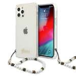 Coque GUESS Apple iPhone 12 Pro Max White Pearl Clear Hardcase