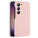 Coque Dux Ducis Grit pour Samsung Galaxy S23 coque élégante en cuir artificiel MagSafe rose