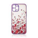 Coque design pour iPhone 12 Pro Max fleuri violet