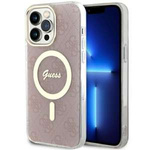 Coque Guess GUHMP13XH4STP iPhone 13 Pro Max 6.7" rose/pink hardcase 4G MagSafe Case