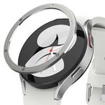 Ringke Bezel Styling coque lunette enveloppe anneau Watch 6 / 5 / 4 (40mm) argent (acier inoxydable) (GW4-40-42)