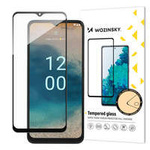 Wozinsky Full Glue Trempé Verre Trempé Verre Pour Nokia G22 9H Plein Écran Couverture Avec Cadre Noir