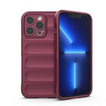 Coque Magic Shield Case pour iPhone 13 Pro Max coque blindée souple bordeaux