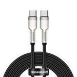 Baseus Cafule Series Metal Data USB Type C - USB Typ C Câble Power Delivery 100 W (20 V / 5 A) 2 m noir (CATJK-D01)