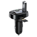 Transmetteur Bluetooth / chargeur de voiture Baseus S-09A (Overseas Edition) - noir