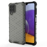 Honeycomb coque housse blindée avec cadre en gel Samsung Galaxy A22 4G noir