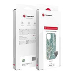 Etui na iPhone 16 Forcell F-Protect Mirage zgodny z MagSafe Military Drop-Test green marble