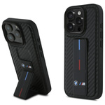 Coque BMW iPhone 16 Pro Max 6.9" noir/noircase M Grip Stand Smooth and Carbon