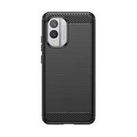 Coque en silicone Carbon Case pour Nokia X30 - noire