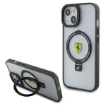 Coque Ferrari FEHMP15SUSCAH iPhone 15 6.1" transparent durcase Ring Stand 2023 Collection MagSafe Case