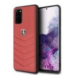 Coque FERRARI Etui rouge patrimoine pour Samsung Galaxy S20 Plus