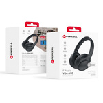 Słuchawki bezprzewodowe nauszne Forcell F-Audio Vibe ANC ENC + TUYA APP czarne