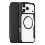 Dux Ducis Skin X Pro Hülle für iPhone 17 Pro mit Wallet, MagSafe kompatibel - Schwarz