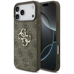 Etui Guess 4G Big Logo do iPhone 17 Pro  Max brązowy