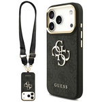 Etui Guess 4G Big 4G Classic Logo Big    Strap Metal Buttons do iPhone 17 Pro czarny