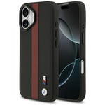Etui BMW M Perforated Stripe Logo        MagSafe do iPhone 17 czerwony