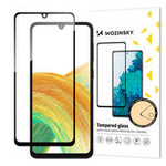 Wozinsky Full Glue Trempé Verre Trempé Pour Samsung Galaxy A34 5G 9H Plein Écran Couverture Avec Cadre Noir