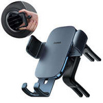 Baseus Metal AgeⅡ support gravité pour bouches d'aération rondes de voiture gris foncé (SUJS030013)