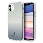 Coque US POLO Apple iPhone 11 Collection motif dégradé bleu Case