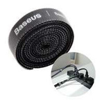 Sangles auto-agrippantes Baseus Rainbow Circle - Organiseur de câble velcro à bande velcro 1 m noir (ACMGT-E01)
