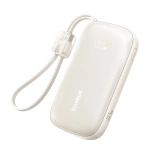 Powerbank Baseus EnerFill FC21 Qpow 3 Ultra 10000mAh 22,5W z dołączonym kablem-smyczą - beżowy