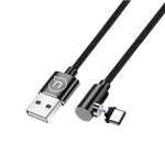 Câble Magnétique angulaire USAMS USB-C 1m U54 US-SJ445 Noir
